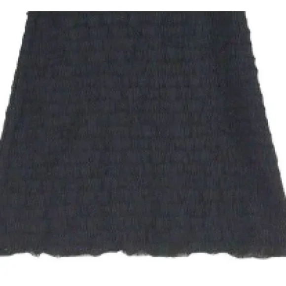 Free People Patra Black Ruffled Shift Mini Slip Dress Sleeveless Stretch Size XS - Picture 7 of 10